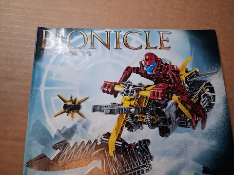 Lego Bionicle Cendox V-1 Instruction Manual No Bricks Wear 8992