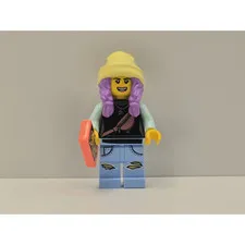 LEGO Hidden Side Parker L. Jackson Minifigure hs003 Black Top Beanie Phone
