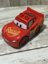 Duplo DISNEY PIXAR CARS LIGHTNING MCQUEEN Red Racecar #95 2012 #41989