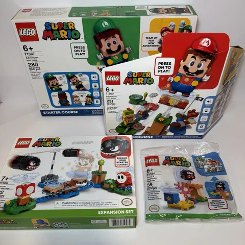 Lego Super Mario Mario & Luigi Starter 71387 + Bill Barrage & Mushroom Platform
