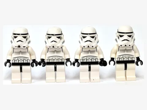 LEGO Star Wars Imperial Stormtrooper Lot of 4 sw0188 Minifigures #4