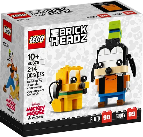 LEGO RETIRED BRICKHEADZ 40378 Pluto and Goofy  FREE SHIPPING