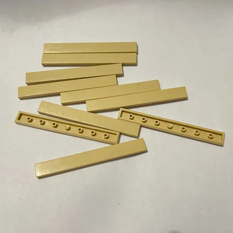 Lego 4162 Beige Replacement Add-on Pieces Parts Lot of 10