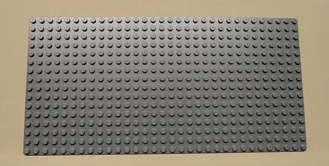 X12 New LEGO Gray Baseplates Base Plate Brick Building 5x10 inches MILS GRAY xx