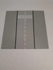 LEGO Vintage Gray 10x10 32x32 Baseplate Airport Runway Roadway