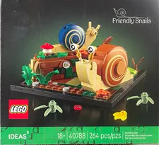 LEGO Ideas Friendly Snails 40788 Limited Edition Building Set, 264 pcs 18+
