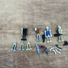 Lego Battle Blue Insignia Star Wars Minifig Lot Mixed Parts Incomplete ￼