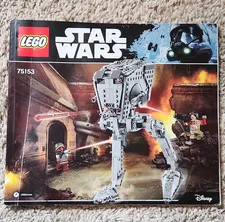 LEGO Star Wars AT-ST Walker 75153 Illustrated Instruction Manual Booklet EN 2016