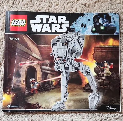 LEGO Star Wars AT-ST Walker 75153 Illustrated Instruction Manual Booklet EN 2016