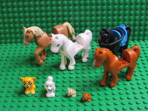 Lot Lego Friends Horse Pony Hamster tiger dog Minifigures Figures Animal HR22