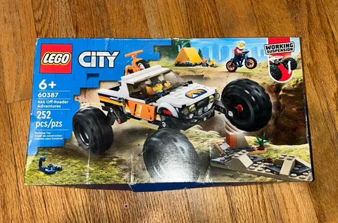 Lego 60387 Multicolor City 4x4 Off Road Adventure Complete Set NIB