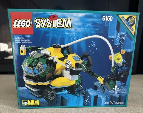 Vintage Lego System Hydronauts Set 6150 Crystal Detector 1998 New In Box
