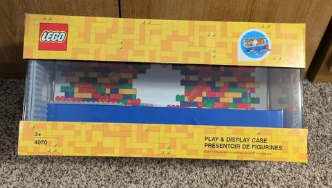 LEGO Storage Products 40700001 Play & Display Case Transparent - Blue Background