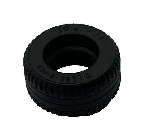 Lego 58090 Black Tire 30.4 x 14 Solid Element 4500518 4550937