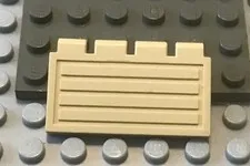 LEGO Classic Tan  2 x 4 Train Gate Hinged Part 2873
