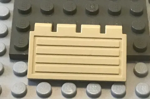 LEGO Classic Tan  2 x 4 Train Gate Hinged Part 2873