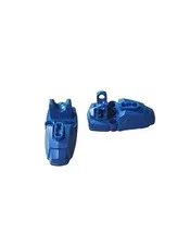 2x LEGO Hero Factory Feet Blue