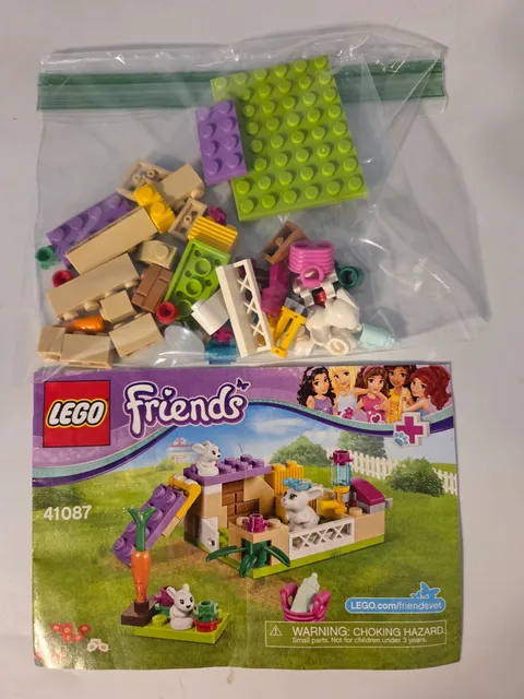 LEGO FRIENDS: Bunny & Babies (41087) - 100% COMPLETE!