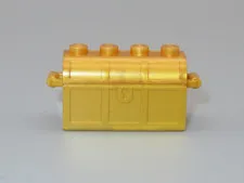 LEGO Treasure Chest container Pearl Gold 2x5 Indiana Jones Pirates