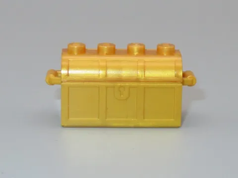 LEGO Treasure Chest container Pearl Gold 2x5 Indiana Jones Pirates