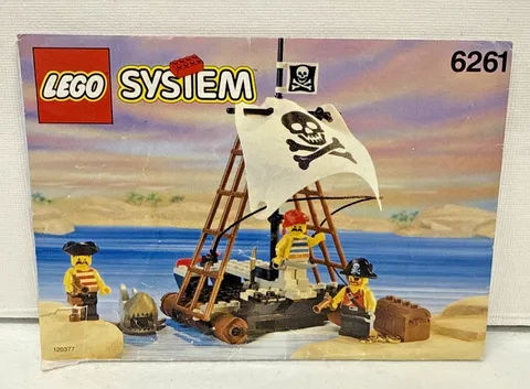 Lego #6261 - Pirates Raft Raiders - Instruction Manual Only