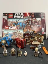 LEGO Star Wars Encounter on Jakku 75148 100% Complete Used with Rey Speeder