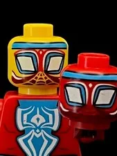 Lego Marvel Spiderman India Pavitr Prabhakar Misprint Minifigure Head Error