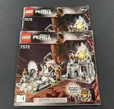LEGO Prince of Persia 7572 Instruction Manuals Lot of 2 Books Only Genuine OEM