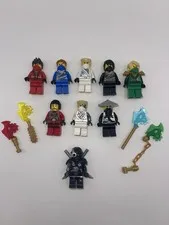 Lego Ninjago Rebooted Minifigure Lot 2014 RARE Kai Jay Cole Zane Lloyd Evil Wu