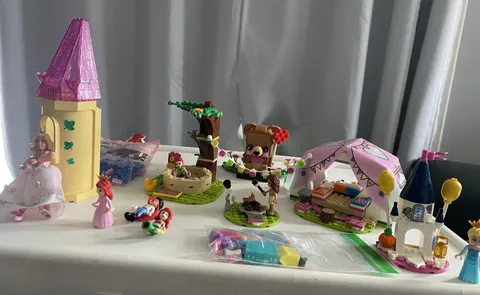 Lego Friends Camping Set, Bear, Ariel, Princess