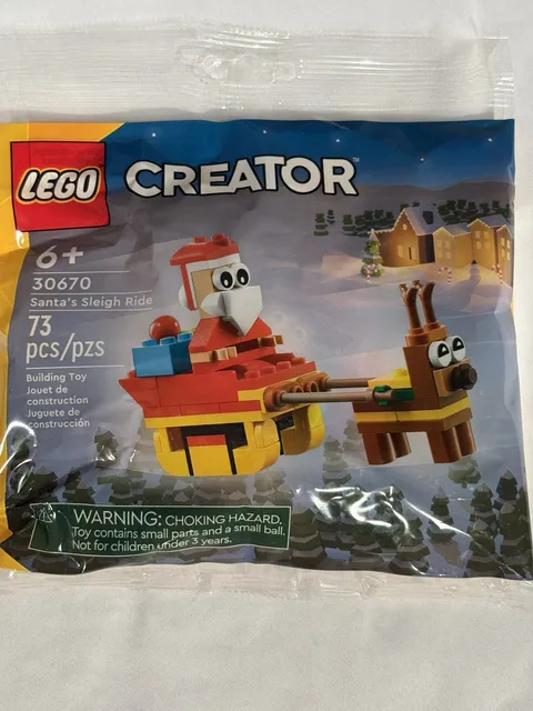 Lego Creator 30670 Santa's Sleigh Ride 73 PCS NEW/Sealed Ships Out In A Box.
