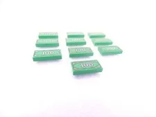 10 LEGO minifigure $100 Bill 1x2 tiles 3069px7