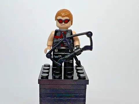 LEGO Marvel Minifigure - Hawkeye - SH0034 from set 6868