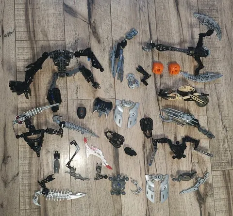 LEGO Bionicle Vintage Lot Of Various Parts, Everything Pictured Included