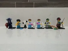 Lot Of 6 Lego 71048 Series 27 Collectible Minifigure #7 Skater Boogeyman Pets