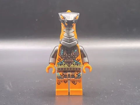 LEGO MINIFIGURE NINJAGO BOA DESTRUCTOR PEARL DARK GRAY HEAD NJO0735