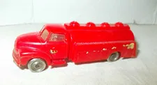 Vintage Lego Bedford ESSO Red Fuel Tanker Truck ~ Made In Denmark RARE HTF