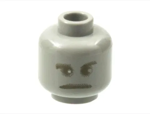 LEGO Minifigure, Head Alien with Ghostly Gray Face inv.657