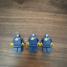 LEGO Dark blue Spaceman torsos lot of 3 (BRAND NEW)