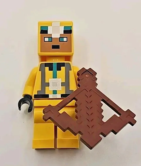 Lego Cave Explorer Minifigure Minecraft 21189 With Crossbow - FREE SHIPPING 