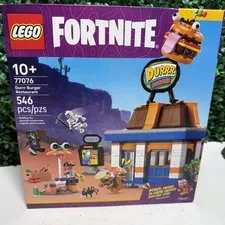 LEGO Fortnite Durr Burger Restaurant Set 77076 New In Box Sealed