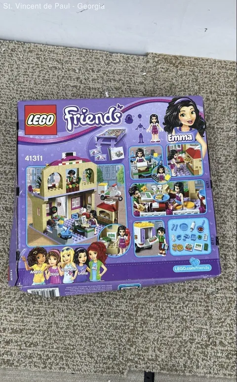 Lego Friends 41311 Heartlake Pizzeria Set 2017 289 Pieces New Sealed Damaged Box
