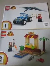 Lego Building Instructions Instruction Jurassic World 76943 Parts 1 and 2, Part 1 and 2