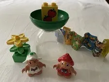 Duplo LEGO Sugar Strawberry Egg Fun + Snoozy Meadowsweet Forest Friend Mushroom