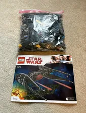 LEGO Star Wars 75179 Kylo Ren’s TIE Fighter Bulk Parts Lot w/ Instructions