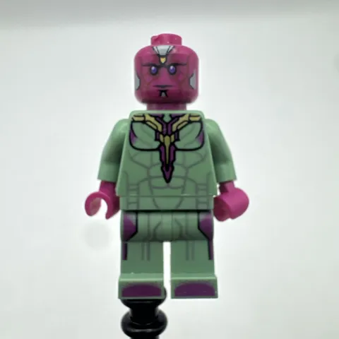LEGO VISION Minifigure -  76067 MARVEL Tanker Truck Takedown (NO CAPE)