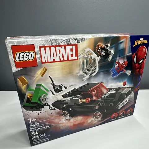 LEGO Marvel Spider-Man vs. Venom Muscle Car 76309 Complete Set 254 pcs 7+