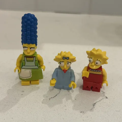 LEGO The Simpsons House #71006 Minifigures Only Complete Set of 3