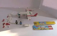 6356 LEGO Med Star Rescue Plane Incomplete Set With Figures 