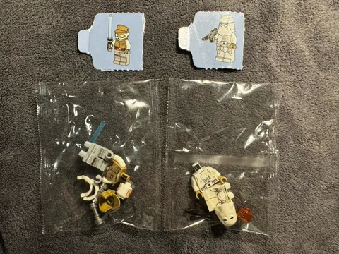 Lego Star Wars Minifigure 2022 75340 sw1143 Advent Calendar LUKE SKYWALKER HOTH